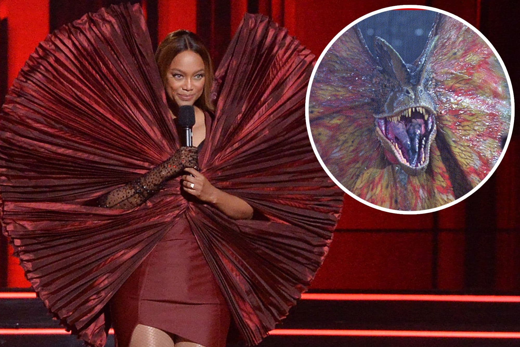 Tyra e mbron fustanin e saj të veshur në “DWTS” pasi u krahasua me një dinosaur (FOTO)