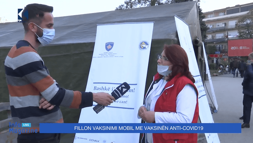 Fillon vaksinimi mobil me vaksinën anti-COVID (VIDEO)