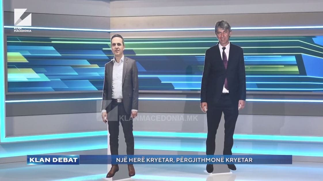 Liderët shqiptarë nuk ulen bashkë në studio, në vend të tyre televizioni i vendos fotot (VIDEO)