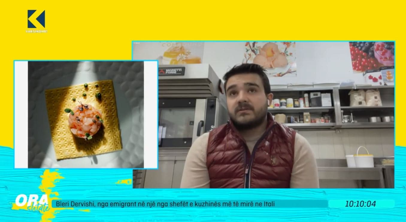 Bleri Dervishi nga emigrant në një nga shefat e kuzhinës më të mirë në Itali (VIDEO)