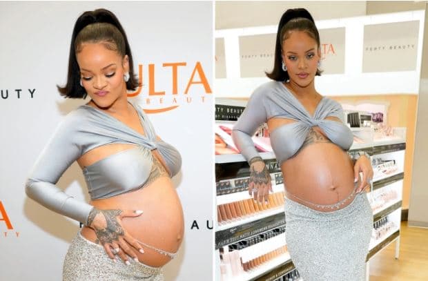 Rihanna e shfaq barkun shtatzënë edhe në një event të Fenty