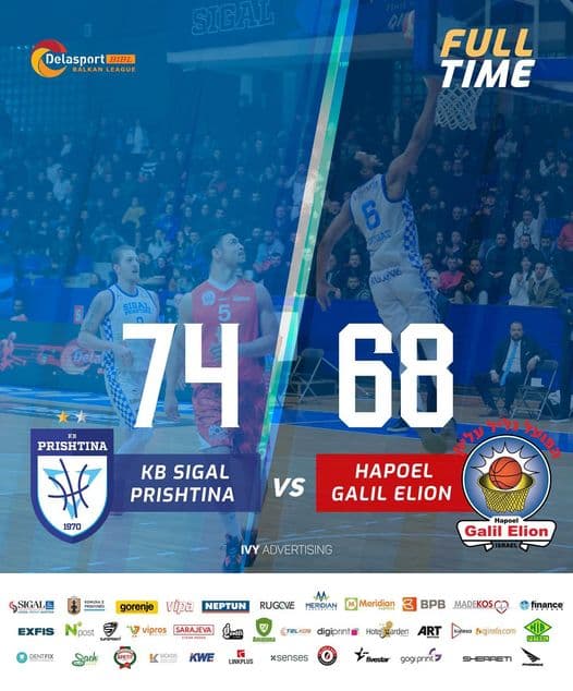 Prishtina fiton ndaj ekipit izraelit në Ligën Ballkanike