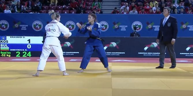 Distria Krasniqi kalon në çerekfinale të Evropianit