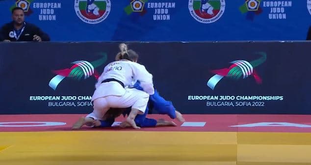 Distria Krasniqi një fitore larg medaljes në Kampionatin Evropian