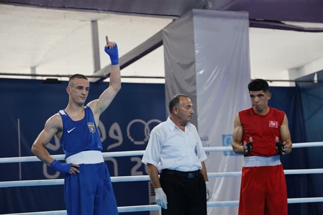 Boksieri Shpëtim Bajoku shënon fitoren e parë në Lojërat Mesdhetare "Oran 2022"