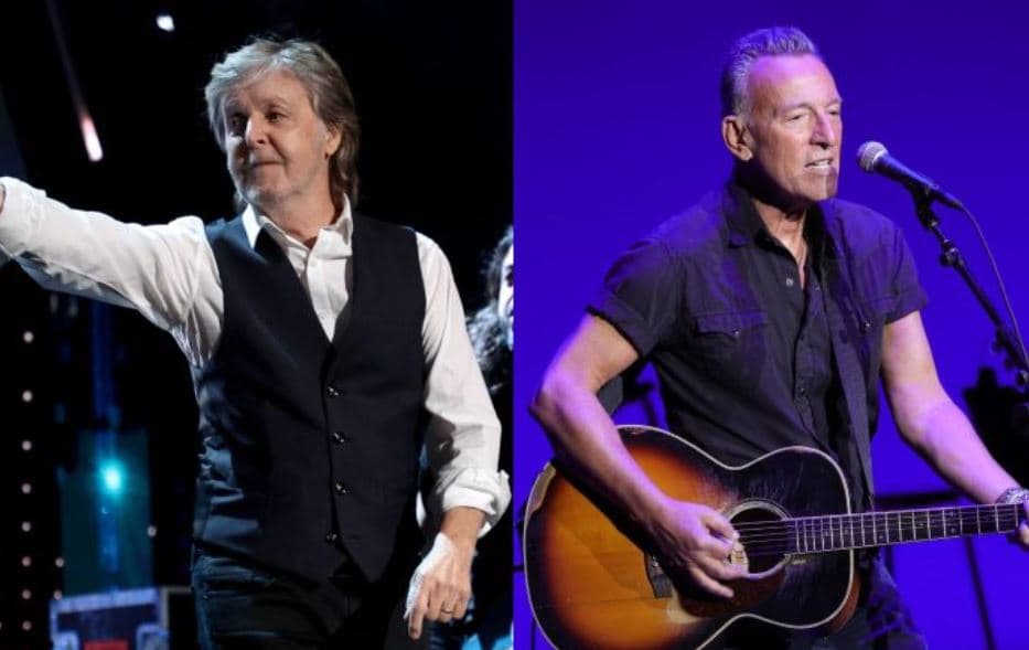 Paul McCartney dhe Bruce Springsteem i këndojnë bashkë hitet e njëri-tjetrit (VIDEO)
