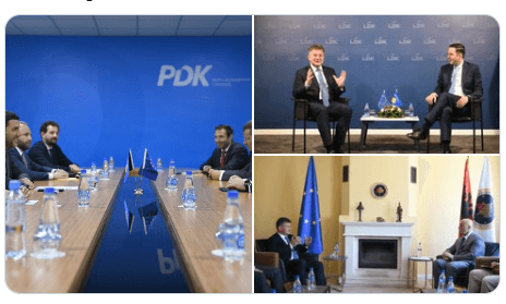 Lajçak mirëpret mbështetjen e opozitës kosovare për dialogun