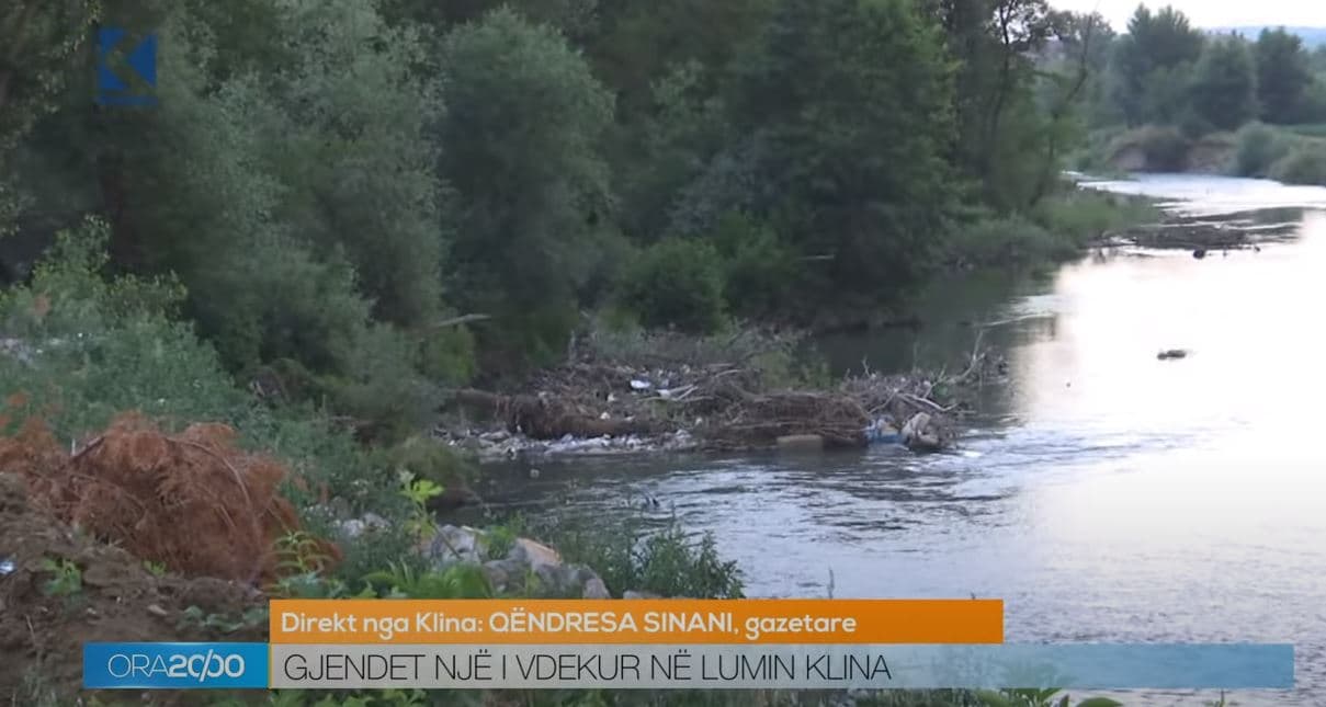 Burri që u gjet i vdekur në lumin e Klinës dyshohet se kishte humbur nga janari (VIDEO)