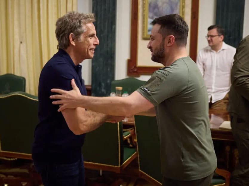 "Je heroi im", Ben Stiller takon Volodymyr Zelensky (VIDEO)