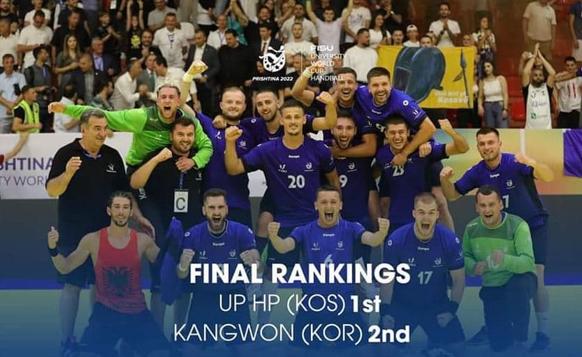Ekipi kosovar shpallet kampion bote në hendbollin universitar