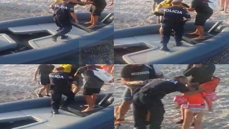 Tre turistë çekë shpëtohen nga mbytja në Dhërmi