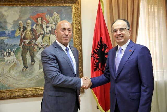 Haradinaj takon presidentin e Shqipërisë