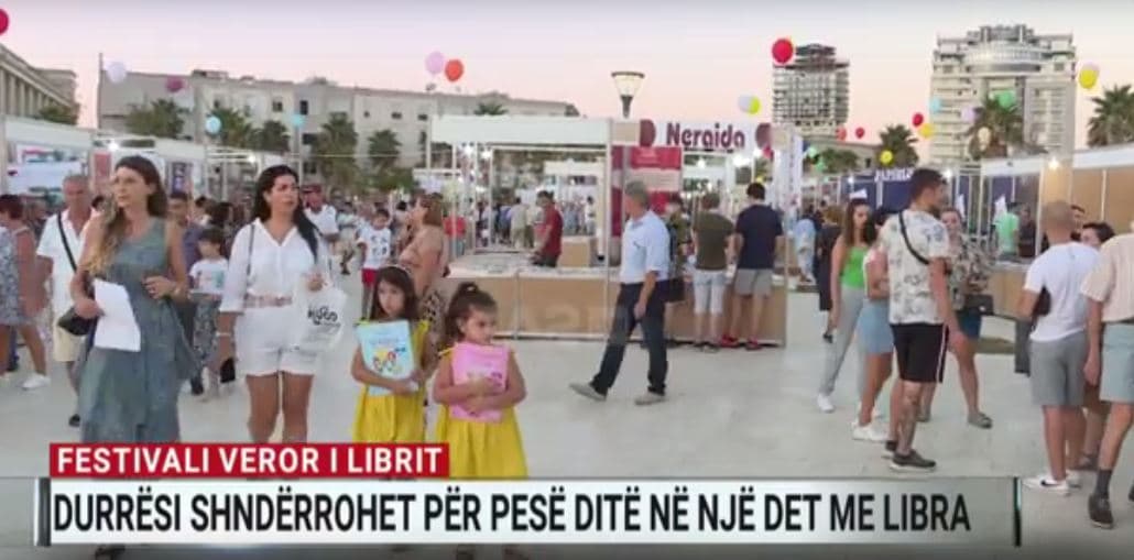 Festivali veror i librit, Durrësi shndërrohet për pesë ditë në një “det me libra”