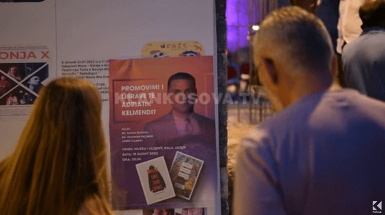 Promovohen në Ulqin dy librat e autorit Adriatik Kelmendi (VIDEO)