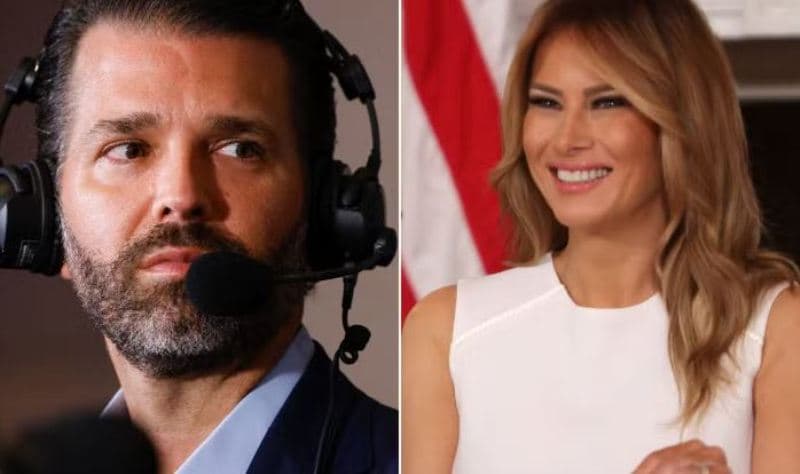 Djali i Trumpit shpërndanë shakatë me të brendshmet e njerkës së tij pas bastisjes nga FBI (FOTO)