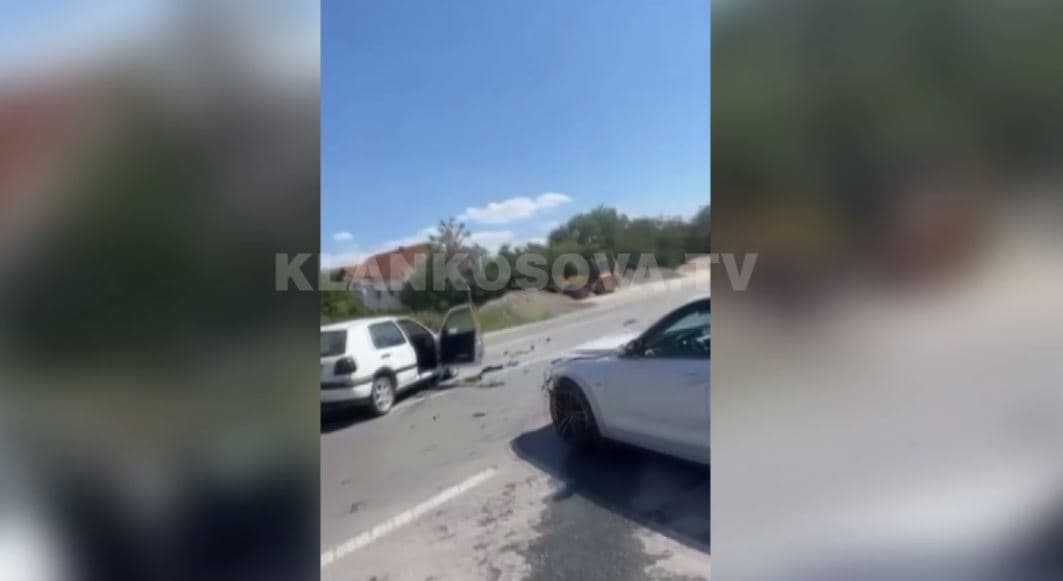 Aksident në magjistralen Podujevë-Prishtinë, policia konfirmon lëndimin e një personi (VIDEO)