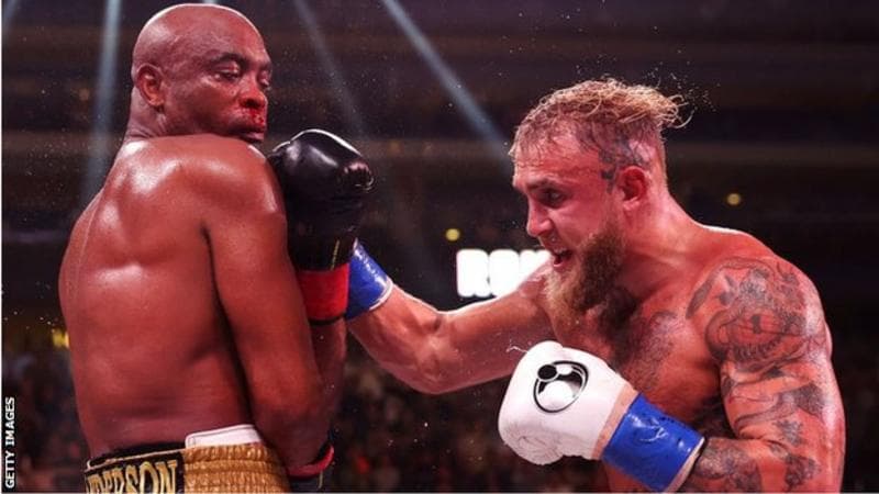Jake Paul mposht legjendën e UFC-së, Anderson Silva, mbetet i pamposhtur (VIDEO)
