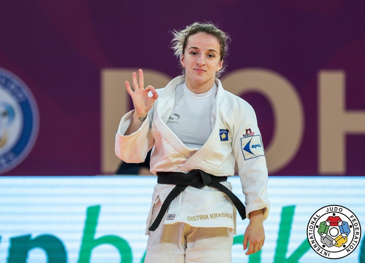 Distria Krasniqi mbetet pa medalje në botërorin e Dohas