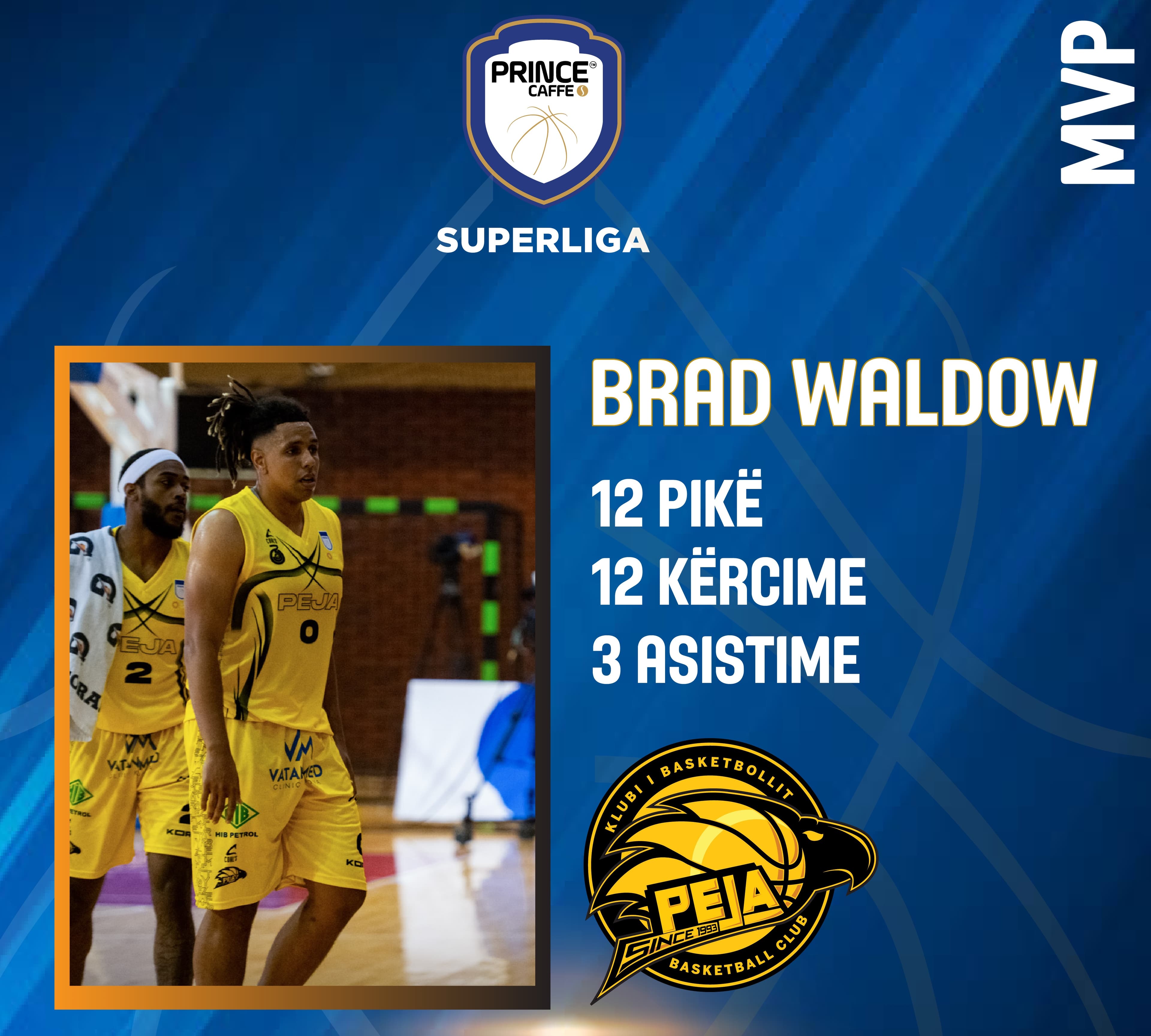 Waldow, MVP i xhiros së tetë