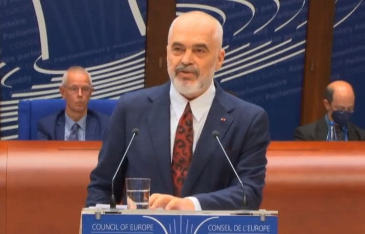 Fjalimi i fuqishëm për Kosovën i Edi Ramës në Asamblenë e Këshillit të Evropës