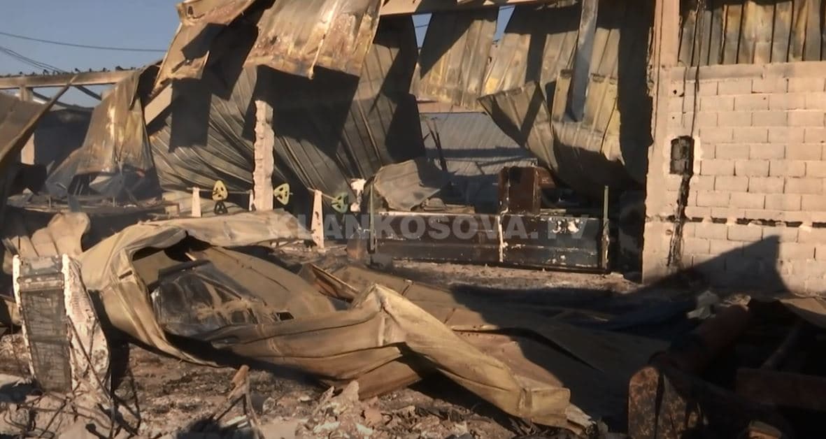 Digjet fabrika, zjarri “përpin” gjysmë milioni euro (VIDEO)