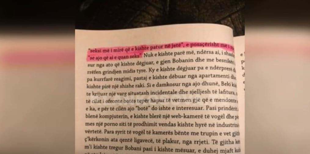 Dhurata nga Beogradi, libra erotikë për klasat e nënta (VIDEO)