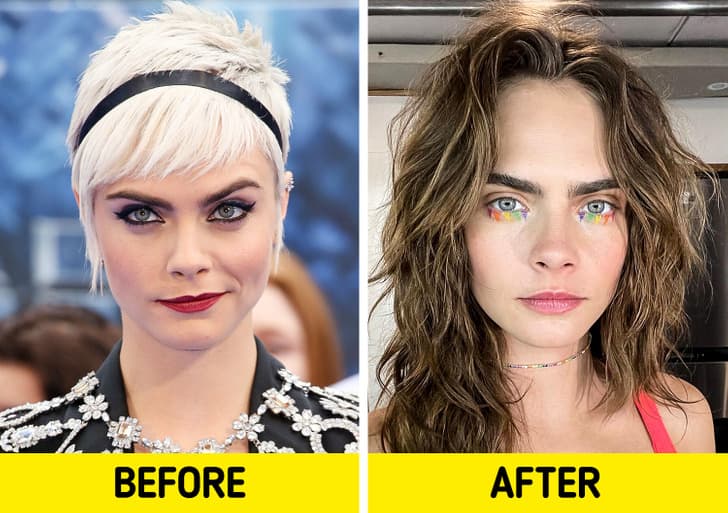 10 të famshëm që u treguan të guximshëm për të ndryshuar modelin e flokëve (FOTO)
