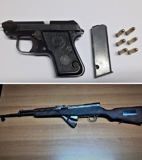 Arrestohen dy të dyshuar për armëmbajtje pa leje në Viti