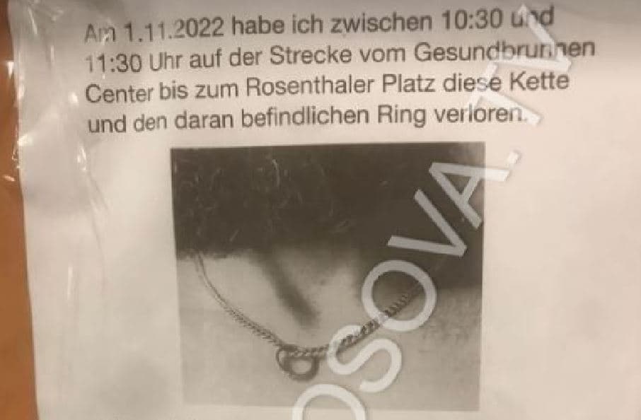 Berlin: I humb qaforja e gruas së vdekur, e kërkon me afishe (FOTO)