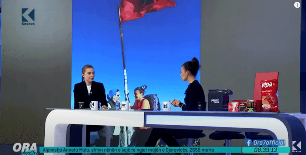 Alpinistja Arineta Mula, shtyn nënën e saj ta ngjet majën e Gjeravicës, 2656 metra (VIDEO)