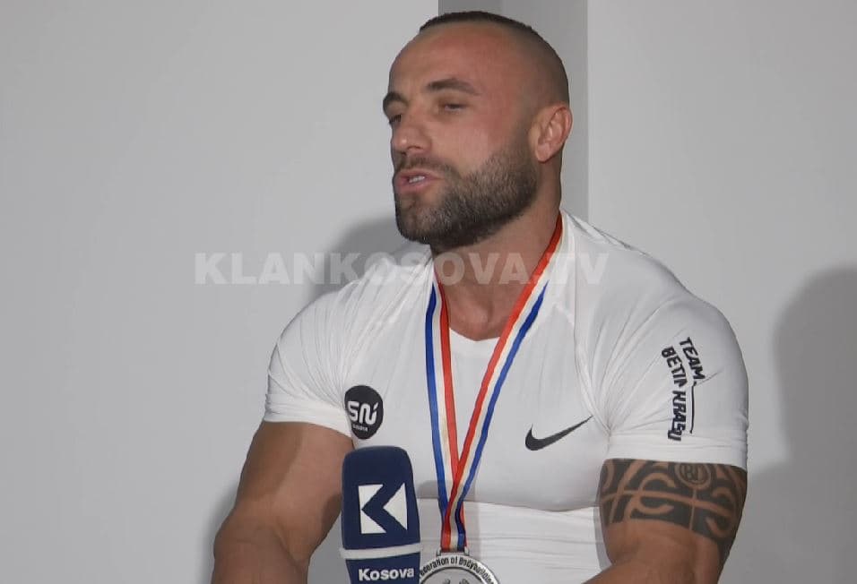 Betim Krasniqi, nënkampion i botës në Bodybuilding (VIDEO)