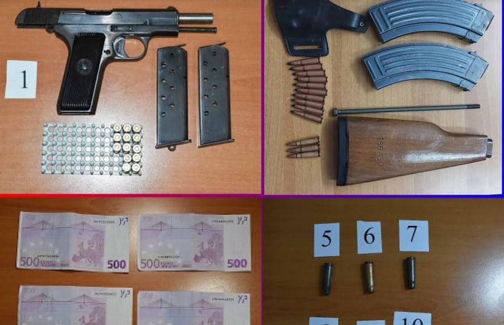 Dy persona janë arrestuar pasi u përfshin në një grabitje me armë në Parallovë