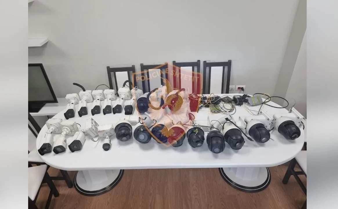 Policia largon 21 kamera të paligjshme sigurie në Shkodër, përcillnin lëvizjet e forcave të rendit