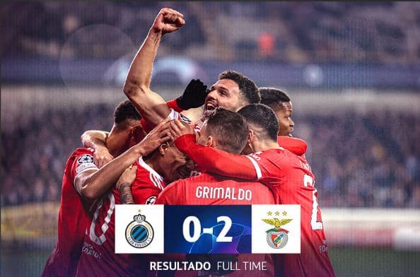 Benfica e fortë për Club Brugge