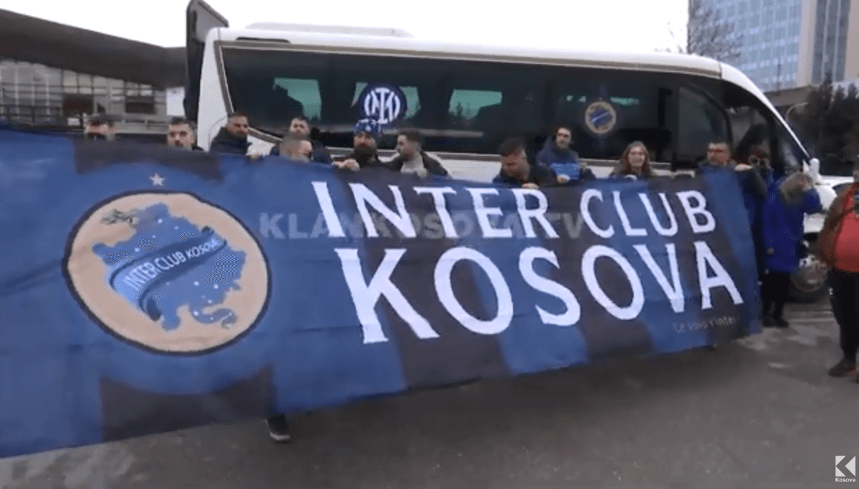 Interit i shkon përkrahja nga Kosova në derbin ndaj Milanit (VIDEO)