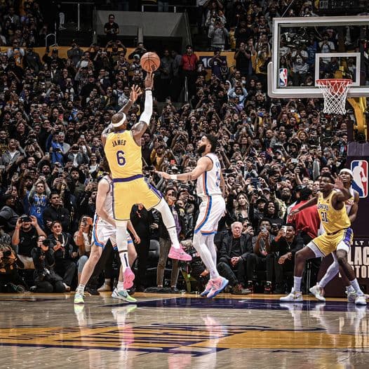 Kapja e momentit historik të LeBron James