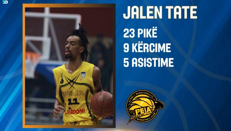 Tate, MVP i javës së 27-të në Prince Caffe Superligën e Kosovës