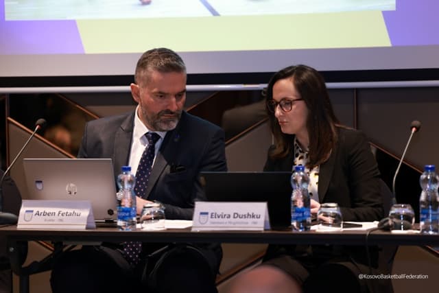 Fetahu dhe Dushku në asamblenë e përgjithshme të FIBA evropes