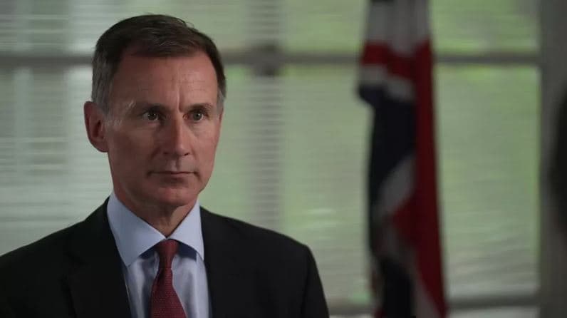 Jeremy Hunt thotë se ekonomia britanike është kthyer në terma pozitivë
