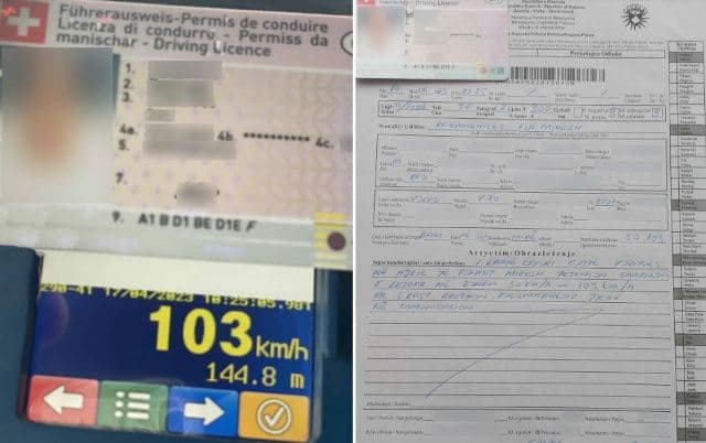 Gjilan: Në zonën 50 voziti 103 km/h, i merret patentë-shoferi zviceran