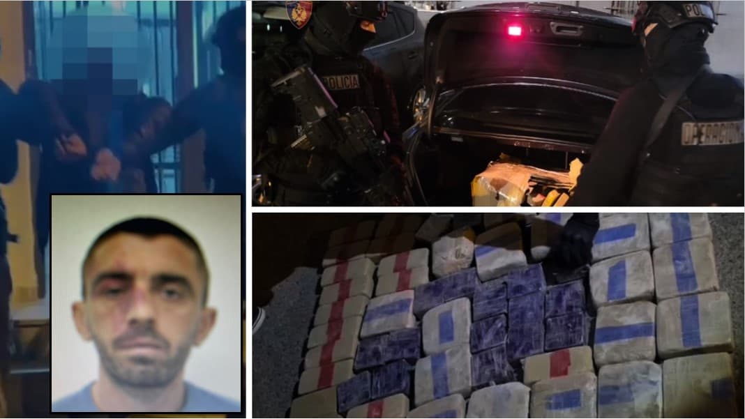 Sekuestrohen mbi 41 kilogramë heroinë në Tiranë, arrestohet një 31-vjeçar