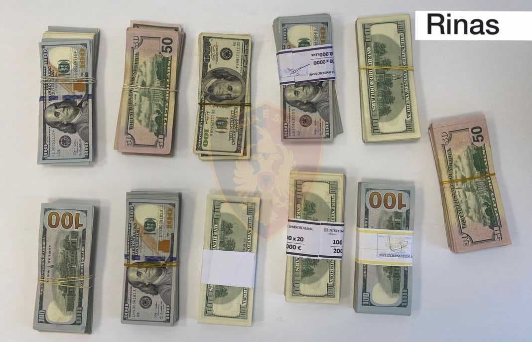 94 mijë dollarë sekuestrohen në Rinas, dy libianë nën hetim