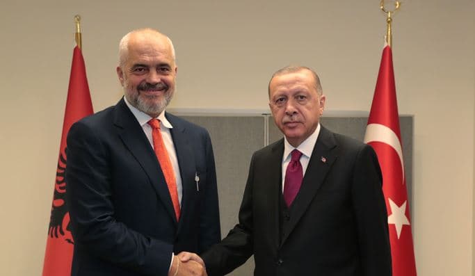 Rama, Erdoganit: Urime zotëri president
