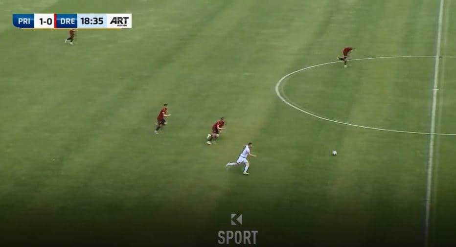 Golat në ndeshjen Prishtina – Drenica (VIDEO)