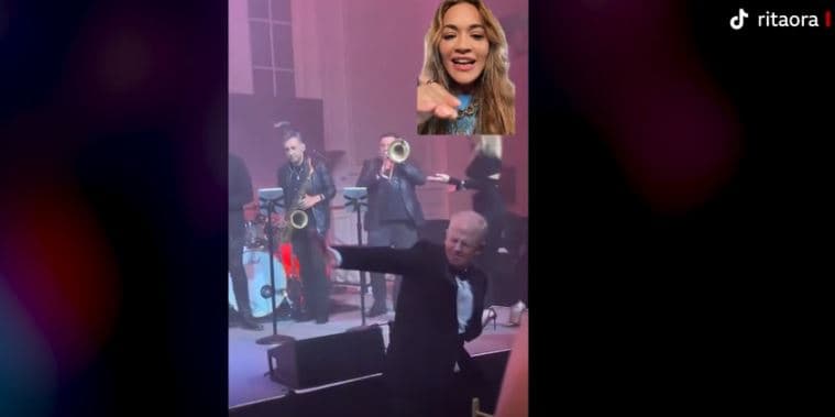 Rita Ora mahnitet nga kërcimi i 57-vjeçarit australian (VIDEO)