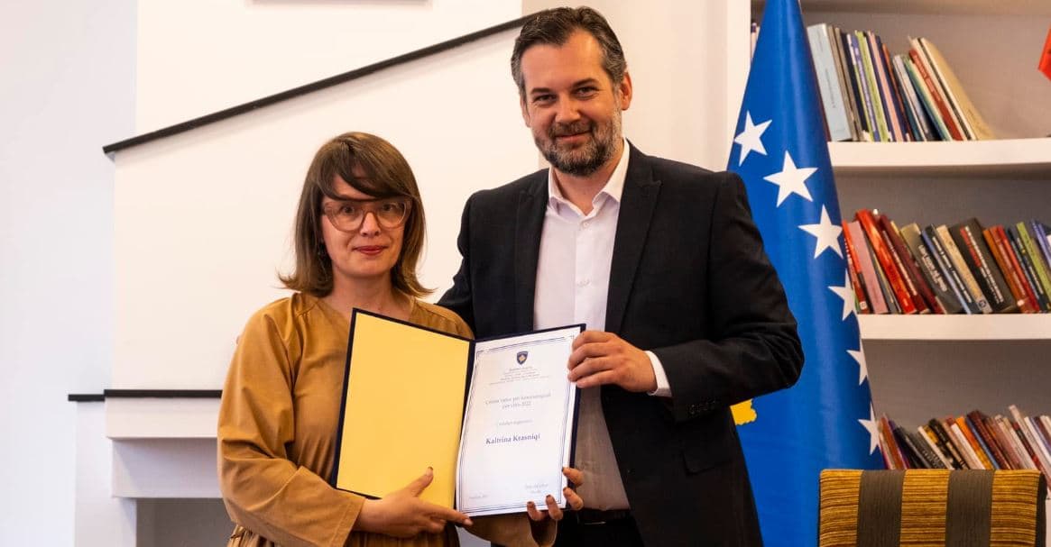 Regjisorja Kaltrina Krasniqi e fiton çmimin vjetor për kinematografi