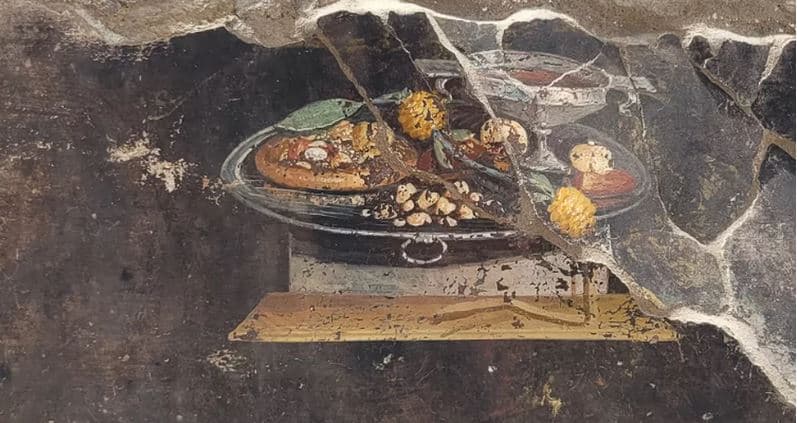 Arkeologët e Pompeit zbulojnë pikturën e 'picës'