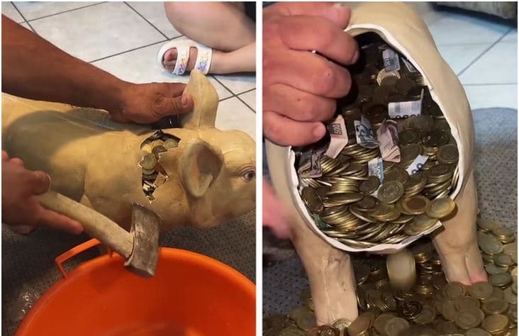 Një burrë kurseu para për dy vjet, i befasoi të gjithë me shumën