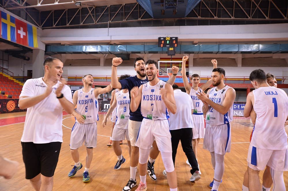 Basketboll, Kosova renditet e 11-ta në Kampionatin Evropian