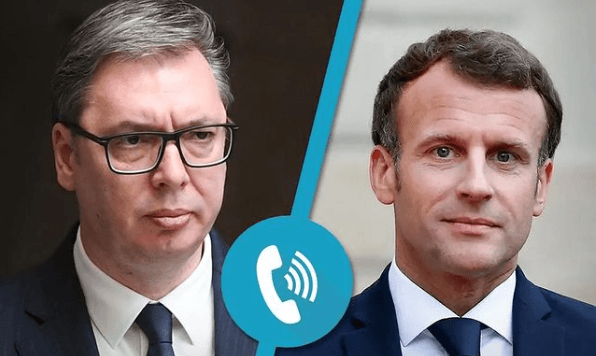 Macron tregon se çka bisedoi me Vuçiqin në telefon